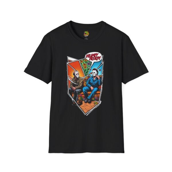 Michael Myers Shirt | Jason & Michael Picnic T-Shirt | Funny Horror Tee - Image 5