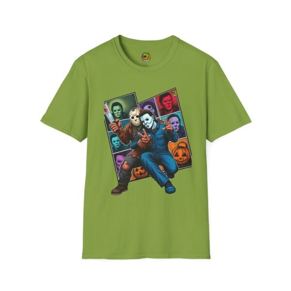 Jason Voorhees & Michael Myers Funny Shirt | Halloween Picnic Tee - Image 21
