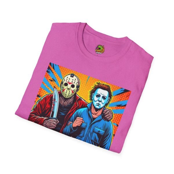 Jason Voorhees & Michael Myers Shirt | Funny Halloween Horror Tee - Image 64