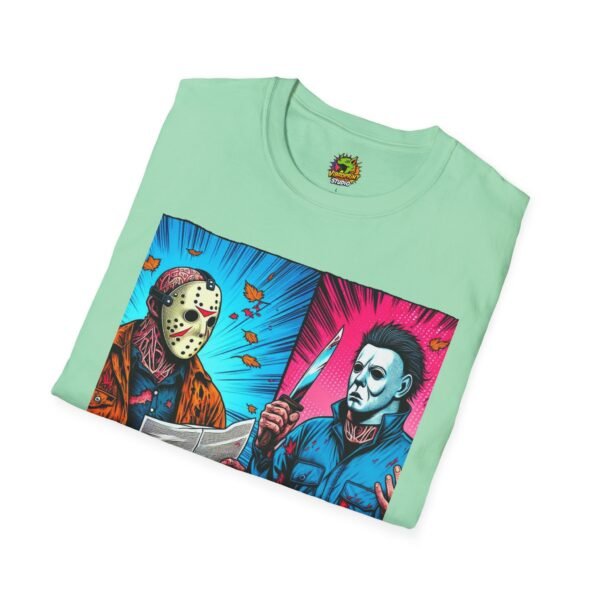Michael Myers Vintage Tee | Jason Voorhees Funny Halloween Picnic Shirt - Image 28