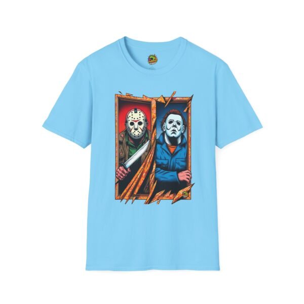 Michael Myers Vintage Tee | Jason Voorhees Funny Picnic Scene - Image 33
