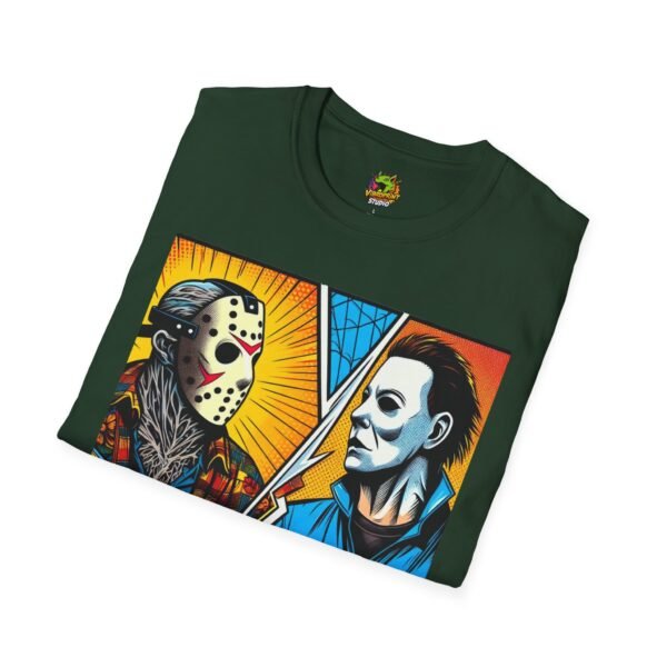 Jason & Michael Halloween Shirt | Funny Vintage Horror Tee - Image 32