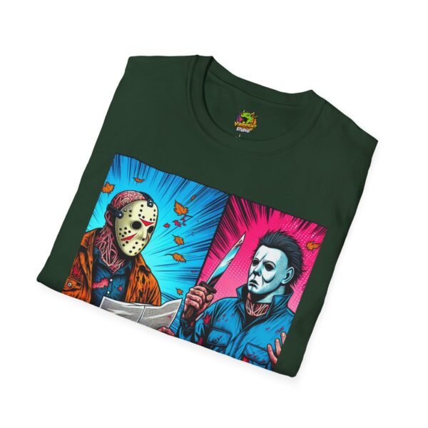 Michael Myers Vintage Tee | Jason Voorhees Funny Halloween Picnic Shirt - Image 32