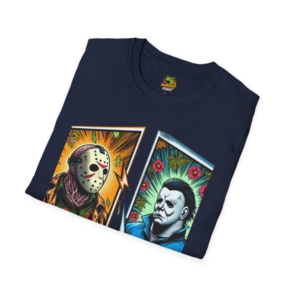 Michael Myers Shirt | Jason Voorhees Funny Vintage Horror Tee - Image 52