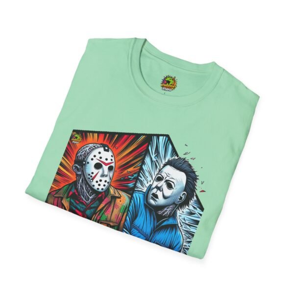 Funny Jason & Michael Myers Shirt | Halloween Horror T-Shirt - Image 28