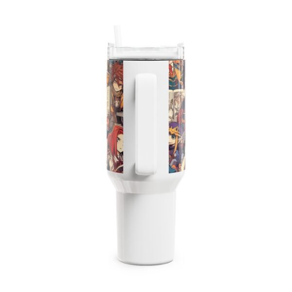 Stanley Comics Themed Tumbler | Geeky Drinkware for Gamers | Colorful Cartoon Tumbler - Image 3