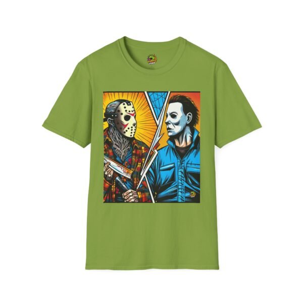 Jason & Michael Halloween Shirt | Funny Vintage Horror Tee - Image 21