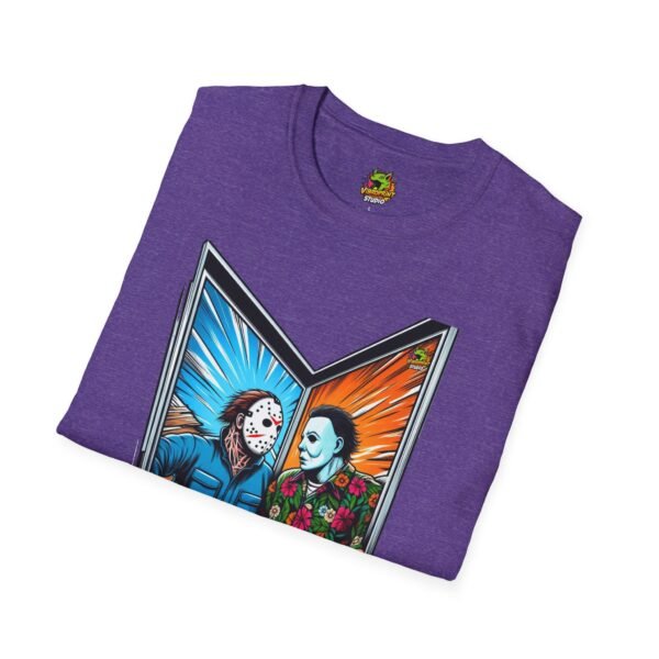 Funny Michael Myers Shirt | Jason Voorhees and Michael Halloween Tee - Image 56