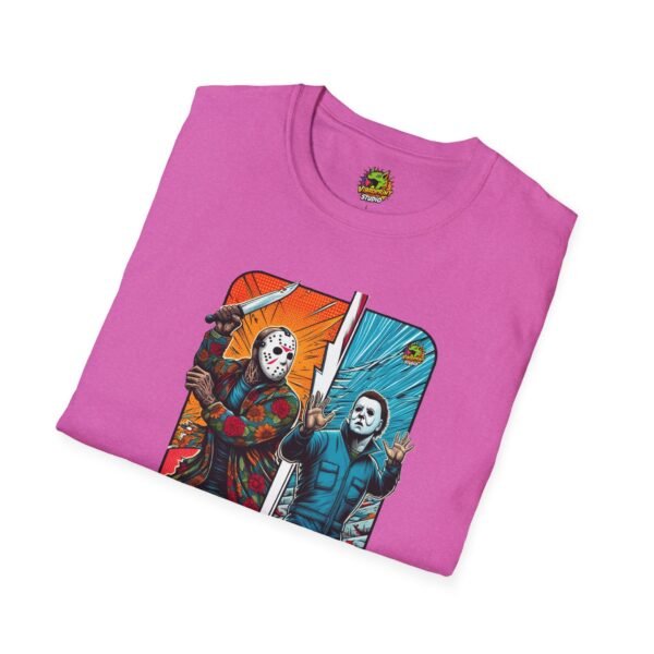Jason Voorhees & Michael Myers Funny Horror Tee | Halloween Shirt - Image 64