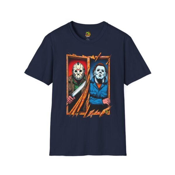 Michael Myers Vintage Tee | Jason Voorhees Funny Picnic Scene - Image 49