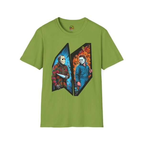 Jason Voorhees & Michael Myers Funny Halloween Shirt - Image 21