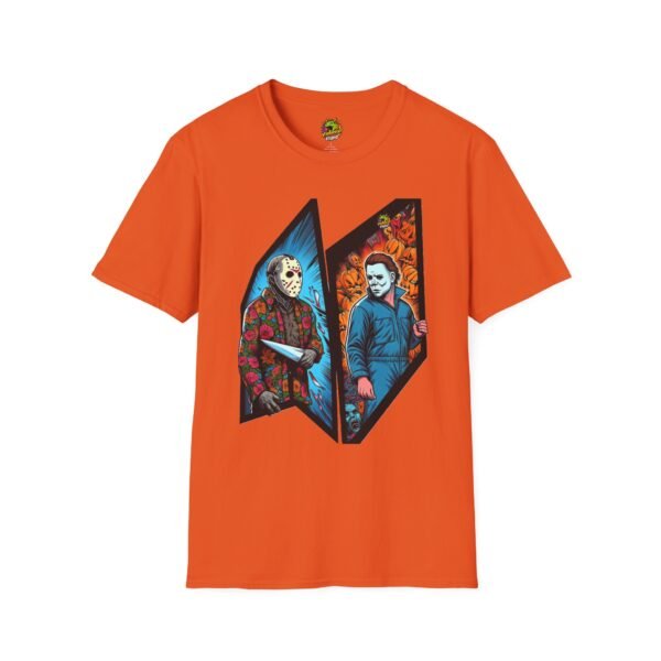 Jason Voorhees & Michael Myers Funny Halloween Shirt - Image 17