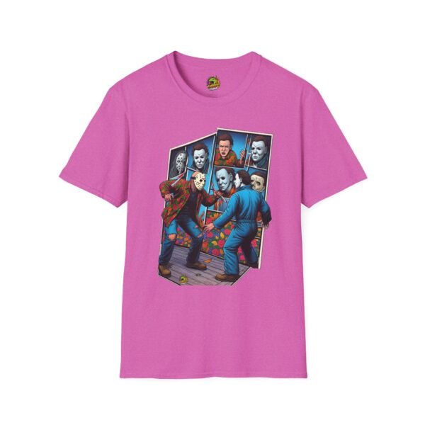Funny Michael Myers Shirt | Jason & Michael Horror Picnic Tee - Image 61