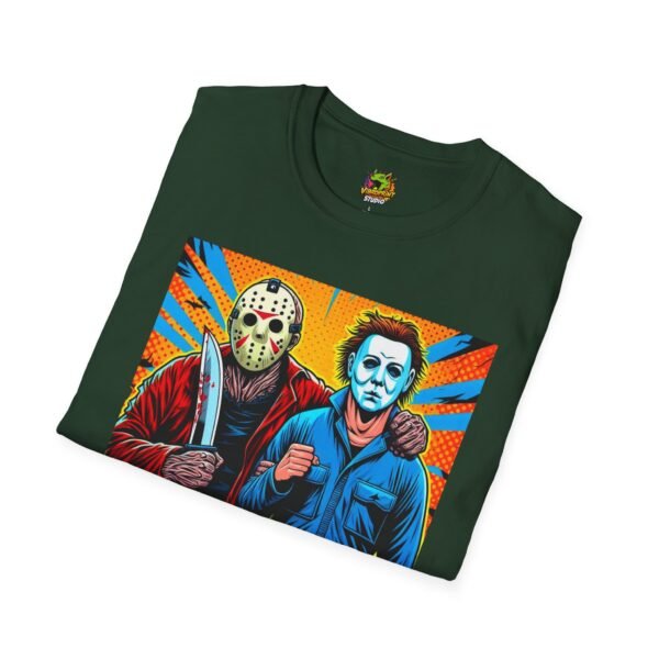 Jason Voorhees & Michael Myers Shirt | Funny Halloween Horror Tee - Image 32