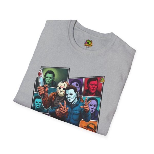 Jason Voorhees & Michael Myers Funny Shirt | Halloween Picnic Tee - Image 12