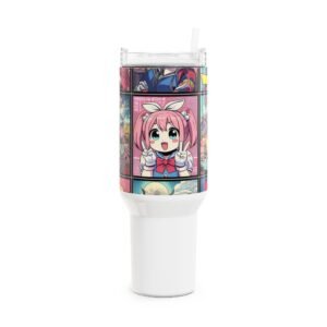 Stanley Tumbler | Colorful Anime and Comics Tumbler for Gamers | Geek Drinkware