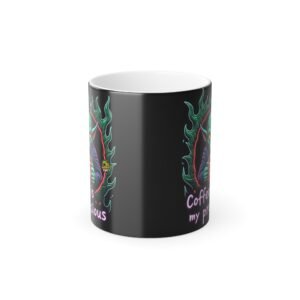 Hocus Pocus Mug | Magic Heat Reveal Coffee Cup | Witchy Color Changing Mug | Spooky Halloween Drinkware | Fall Gift | Christmas Gift Idea