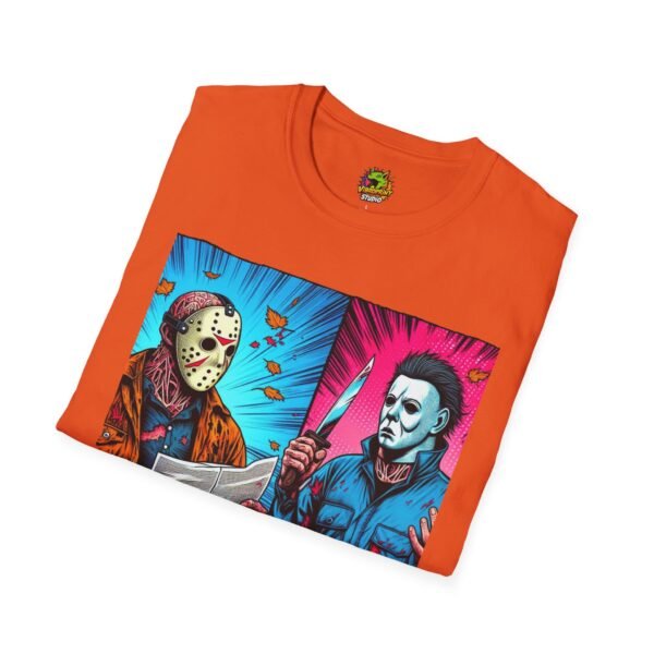 Michael Myers Vintage Tee | Jason Voorhees Funny Halloween Picnic Shirt - Image 20