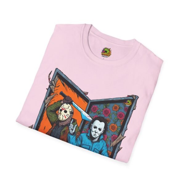 Jason Voorhees & Michael Myers T-Shirt | Funny Horror Tee - Image 60
