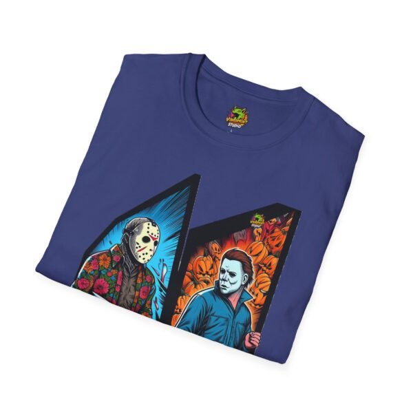 Jason Voorhees & Michael Myers Funny Halloween Shirt - Image 48