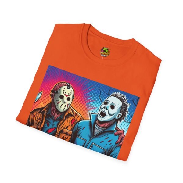 Jason Voorhees & Michael Myers Shirt | Funny Vintage Halloween Tee - Image 20