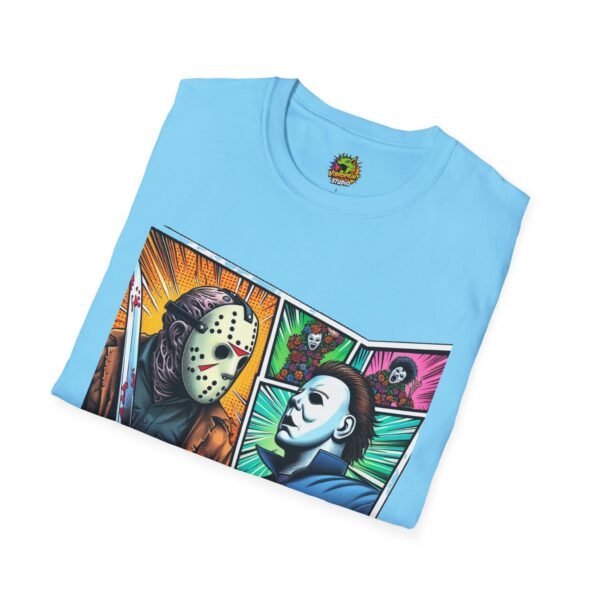 Jason Voorhees & Michael Myers Shirt | Funny Vintage Halloween Tee - Image 36
