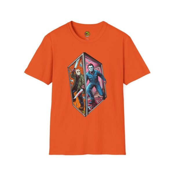 Jason & Michael Myers Funny Halloween Shirt | Vintage Horror Tee - Image 17