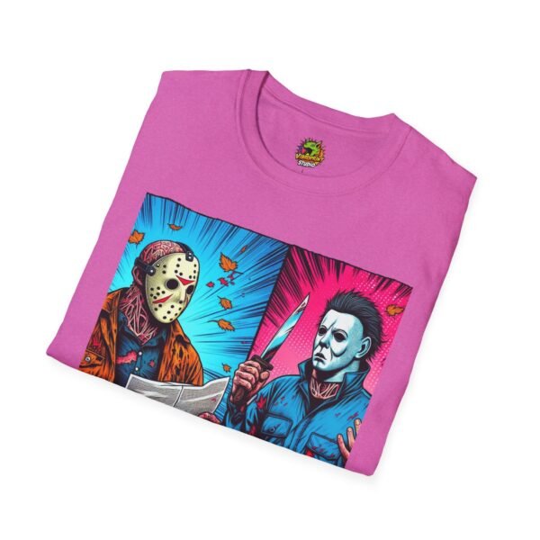 Michael Myers Vintage Tee | Jason Voorhees Funny Halloween Picnic Shirt - Image 64