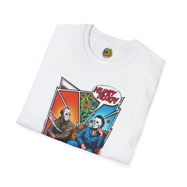 Michael Myers Shirt | Jason & Michael Picnic T-Shirt | Funny Horror Tee - Image 4