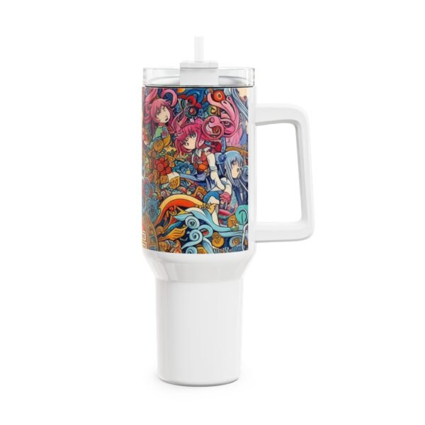 Stanley 1913 Tumbler | Anime Geek Drinkware | Colorful Cartoon Tumbler - Image 4