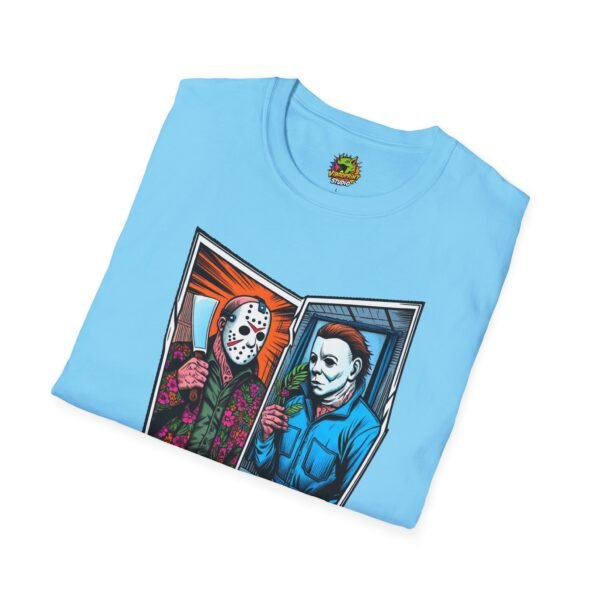 Jason Voorhees & Michael Myers Shirt | Funny Halloween Horror Tee - Image 36