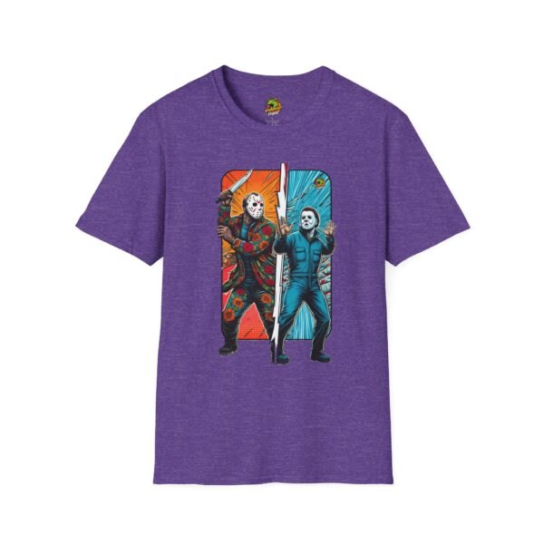 Jason Voorhees & Michael Myers Funny Horror Tee | Halloween Shirt - Image 53