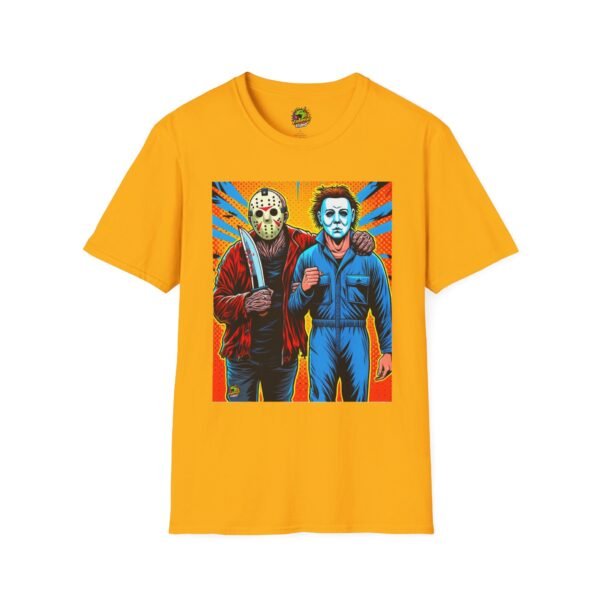 Jason Voorhees & Michael Myers Shirt | Funny Halloween Horror Tee - Image 13
