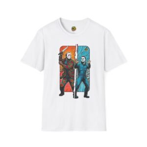 Jason Voorhees & Michael Myers Funny Horror Tee | Halloween Shirt