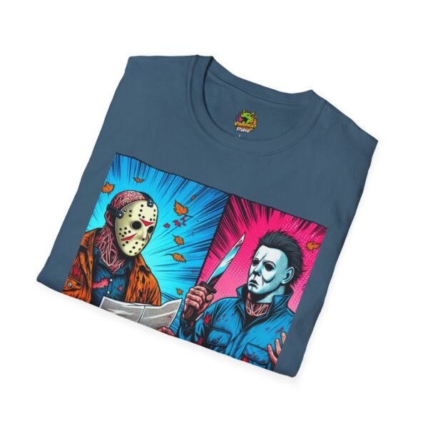Michael Myers Vintage Tee | Jason Voorhees Funny Halloween Picnic Shirt - Image 40