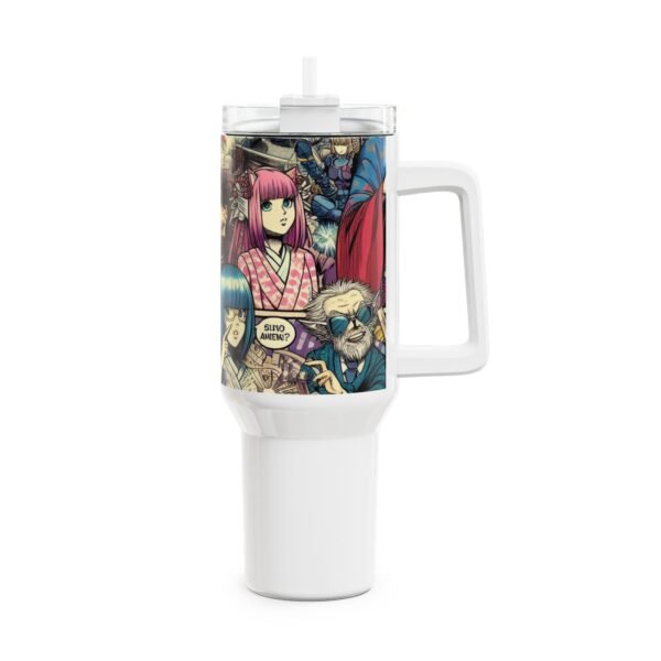 Stanley 1913 Tumbler | Colorful Geek Drinkware for Anime and Comics Fans | Cartoon Tumbler - Image 4