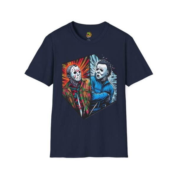 Funny Jason & Michael Myers Shirt | Halloween Horror T-Shirt - Image 49