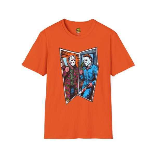 Jason Voorhees & Michael Myers Shirt | Funny Halloween Horror Tee - Image 17