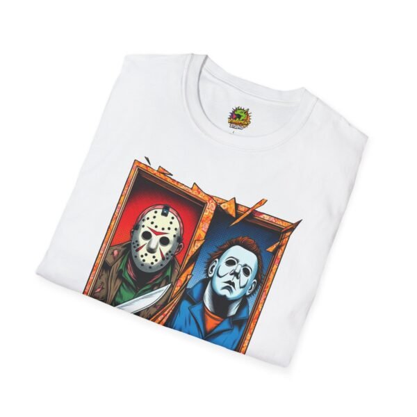 Michael Myers Vintage Tee | Jason Voorhees Funny Picnic Scene - Image 4