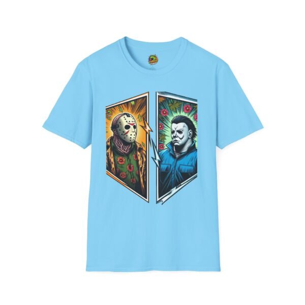 Michael Myers Shirt | Jason Voorhees Funny Vintage Horror Tee - Image 33