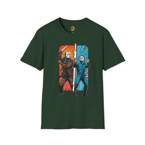 Jason Voorhees & Michael Myers Funny Horror Tee | Halloween Shirt - Image 29