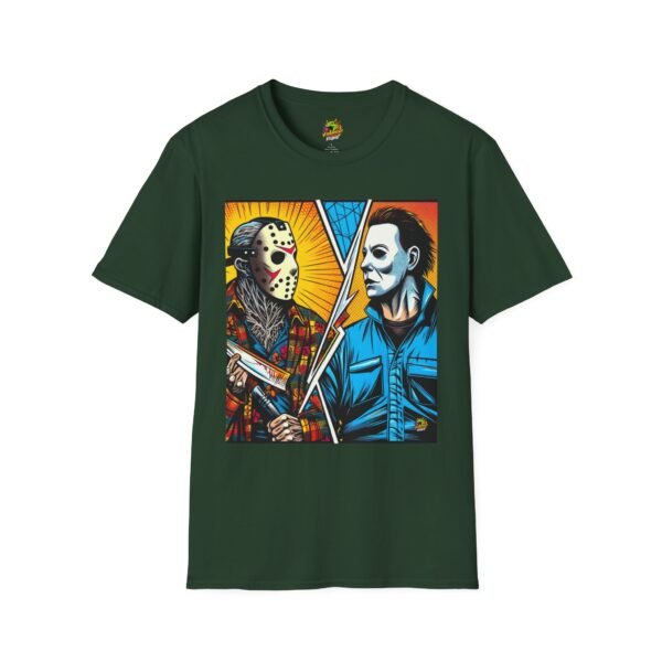 Jason & Michael Halloween Shirt | Funny Vintage Horror Tee - Image 29