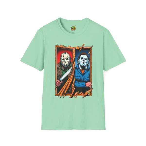 Michael Myers Vintage Tee | Jason Voorhees Funny Picnic Scene - Image 25