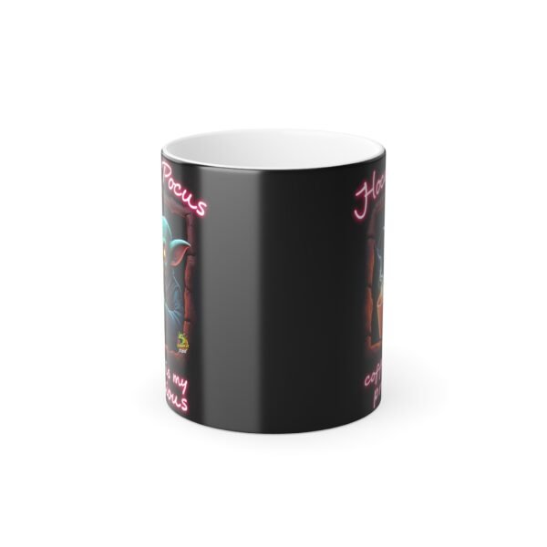 Hocus Pocus Mug | Halloween Witchy Mug | Color Changing Magic Heat Mug | Spooky Coffee Cup | Fall Drinkware | Enchanted Gift | Christmas Mug