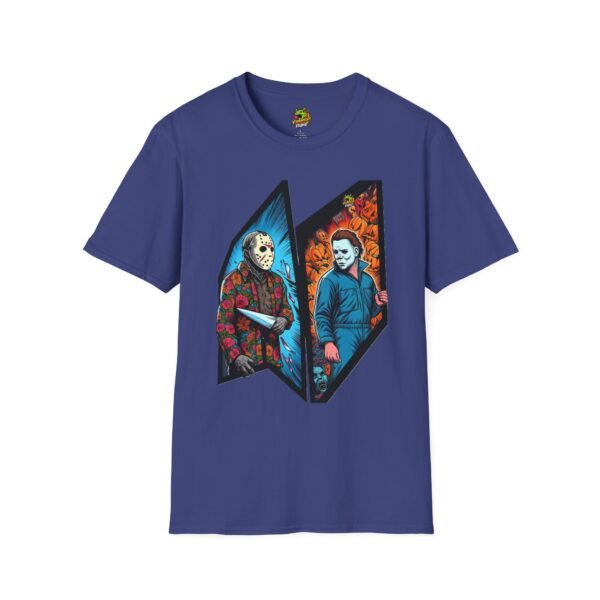 Jason Voorhees & Michael Myers Funny Halloween Shirt - Image 45