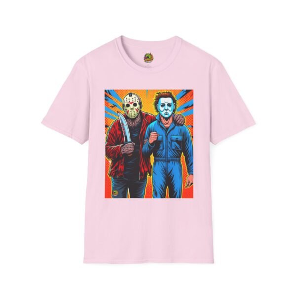 Jason Voorhees & Michael Myers Shirt | Funny Halloween Horror Tee - Image 57