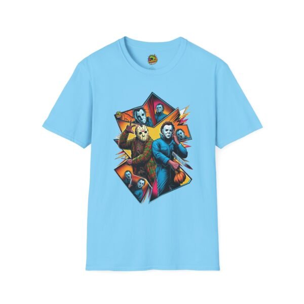 Jason Voorhees & Michael Myers Shirt | Funny Halloween Horror Tee - Image 33