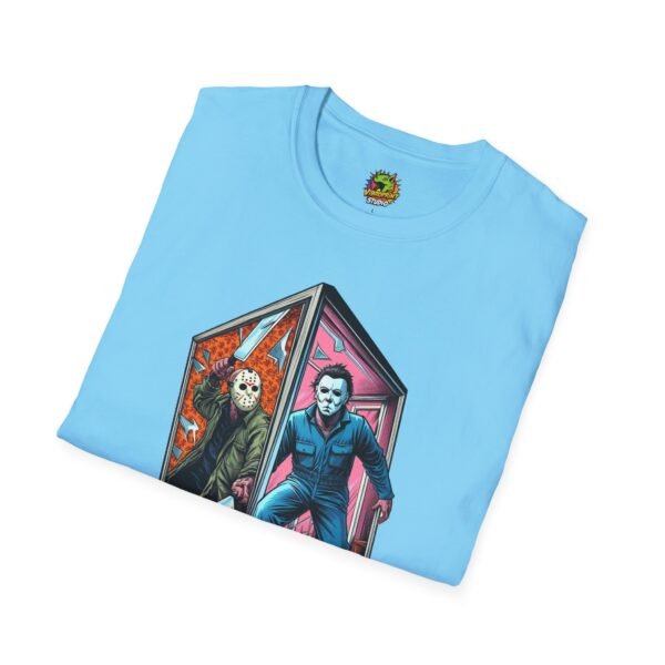 Jason & Michael Myers Funny Halloween Shirt | Vintage Horror Tee - Image 36