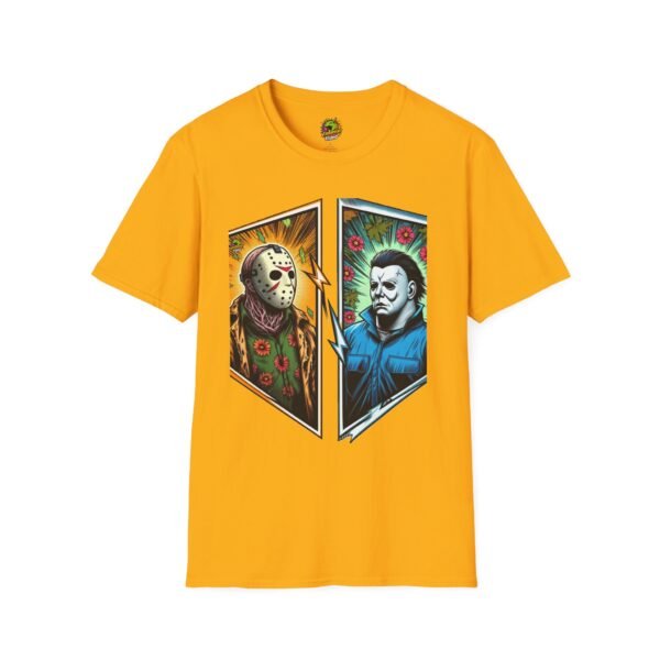 Michael Myers Shirt | Jason Voorhees Funny Vintage Horror Tee - Image 13