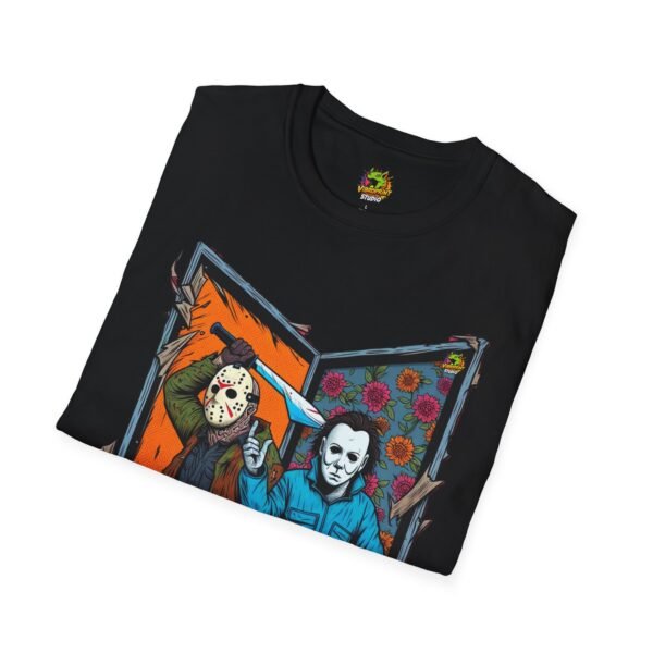 Jason Voorhees & Michael Myers T-Shirt | Funny Horror Tee - Image 8